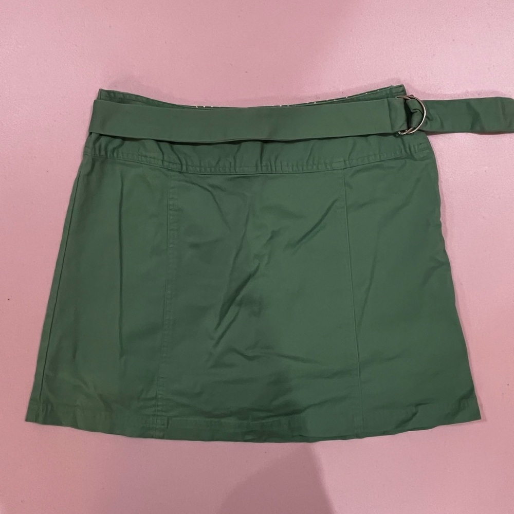 Green Twill Skort